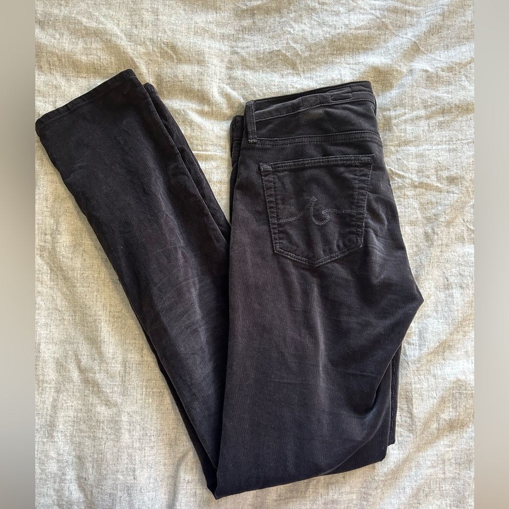Anthropologie AG the Stevie Slim Straight Corduroy Pant 28R